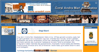 La nueva página web de la Asociación cultural Coral Andra Mari de Errenteria en marcha