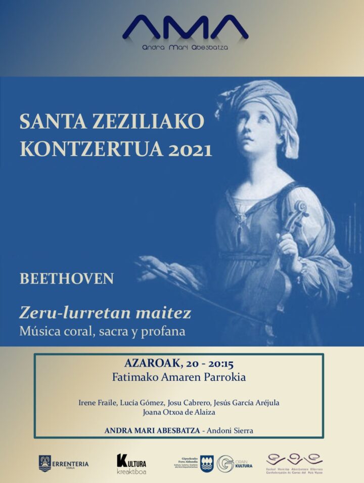 2021eko Santa Zezilia kontzertua, “Beethoven: Zeru-lurretan maitez”