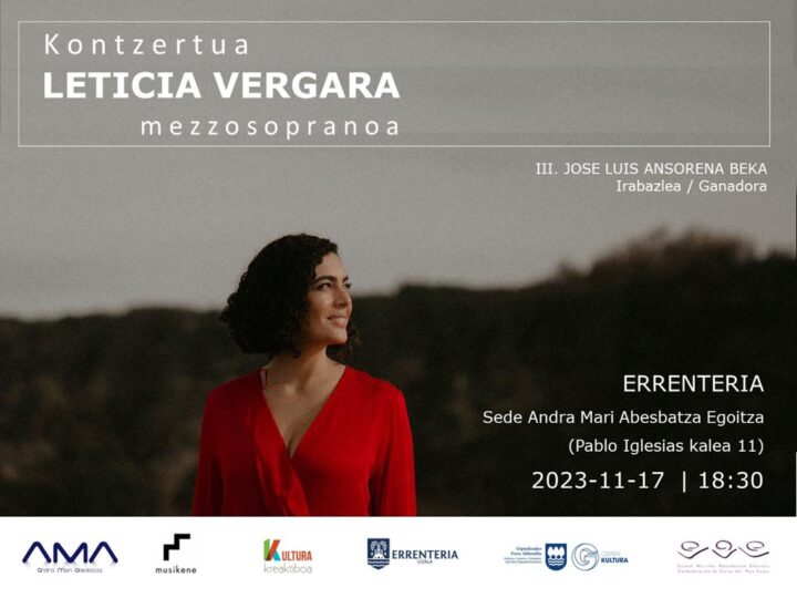 Leticia Vergara, concierto beca Jose Luis Ansorena 2023